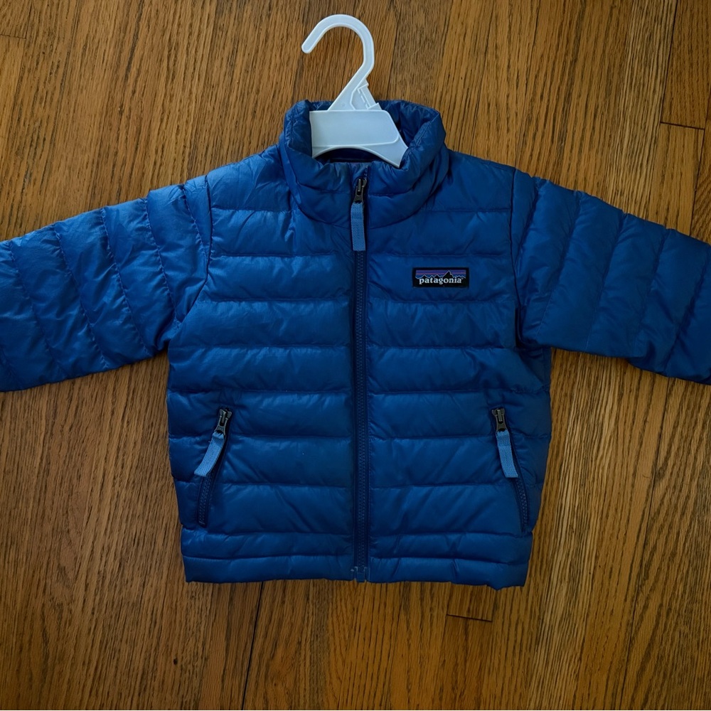 Patagonia Kids Puffer Jacket in Vibrant Blue